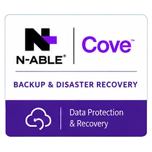N-able Cove backup and disaster recovery partner badge