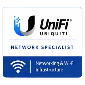 Ubiquiti UniFi network equipment partner badge
